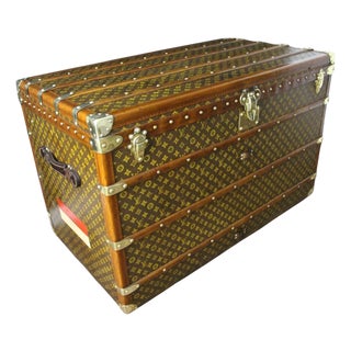 Tall Trunk from Louis Vuitton, 1920s For Sale