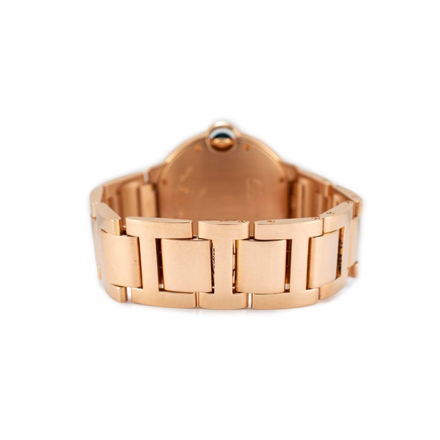 Cartier Ballon Bleu Medium 36mm W69004z2/3003 18k Rose Gold Automatic Watch For Sale In Houston - Image 6 of 9