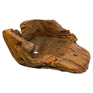 Large Burl Wood Hand Carved Organically Shaped Bowl