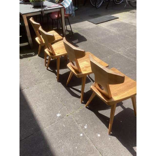 Wood Chairs by Jacob Kielland-Brandt for I. Christiansen, Denmark, 1960s, Set of 4 For Sale - Image 7 of 9