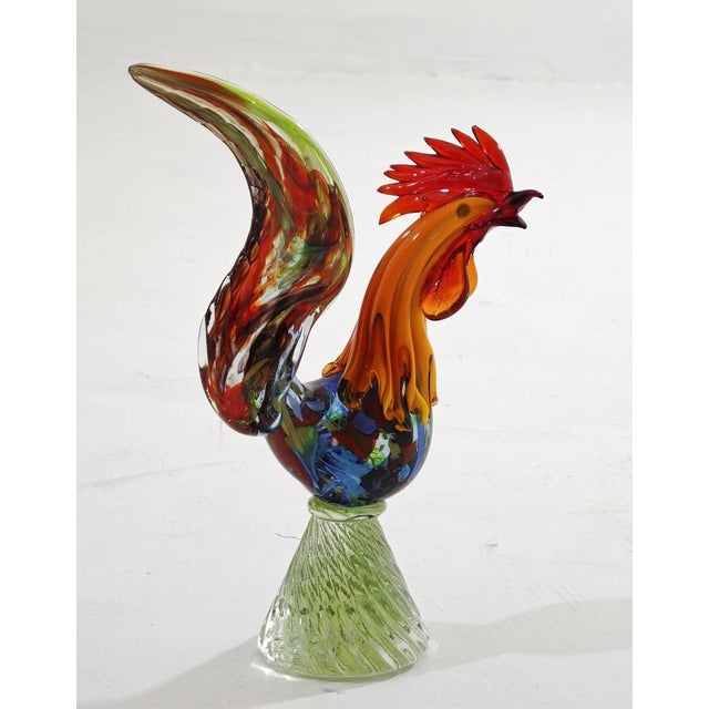 Mid-Century Modern Murano Glass Sculpture Rooster, Italy, 1960s For Sale - Image 14 of 18