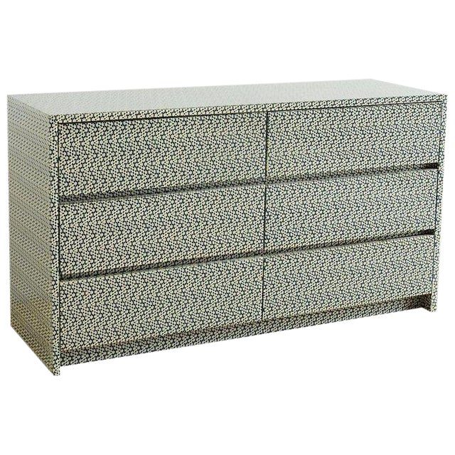 Lucite Acrylic Wrapped Geometric Dresser Or Credenza Chairish