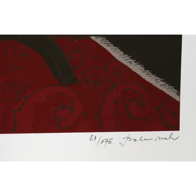 Artist: Branko Bahunek, Croatian (1935 - ) Title: Tea Time Medium: Serigraph, signed and numbered in pencil Edition: 175...