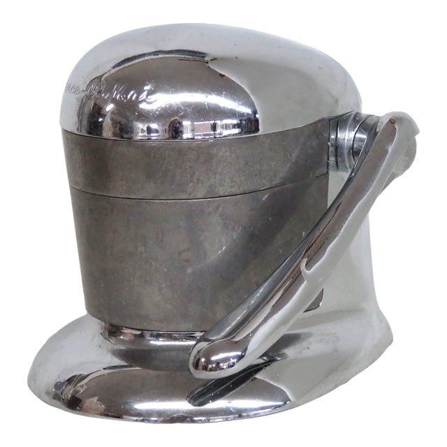 Rival Tilt Top Juice O Mat Hand Press Juicer Deco Chrome Industrial Style 4502b For Sale