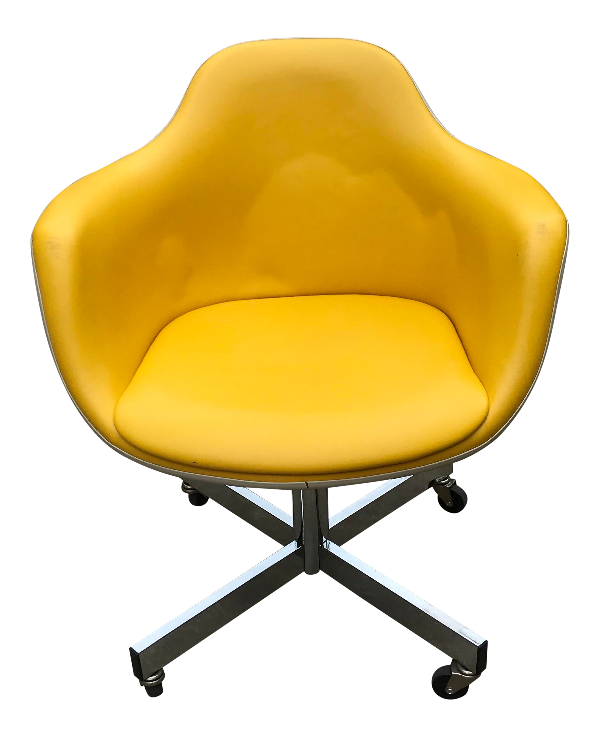 Eames Yellow Desk Chairs Eames For Herman Miller Mid Century