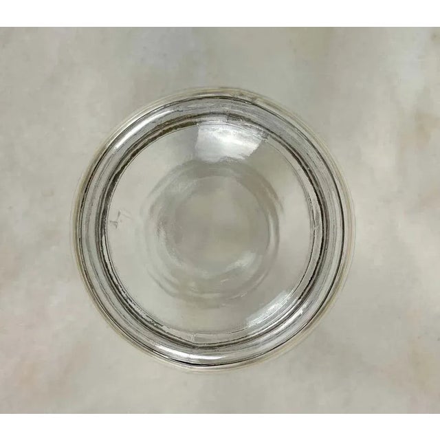 Gold Vintage Glass Carafe with Golden Decoration, 1950 For Sale - Image 8 of 11