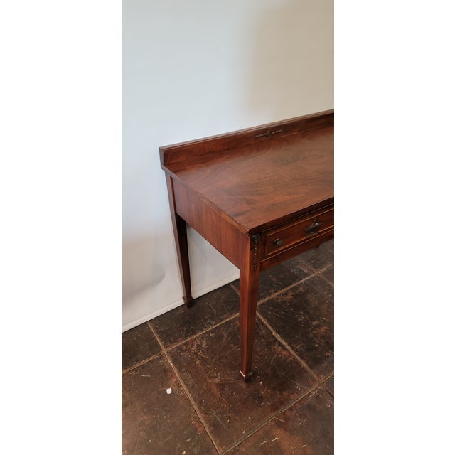 Antique Chippendale 1920s Revell & Company Chicago Writing Desk Mahogany For Sale - Image 4 of 10