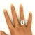 8.11 Carat Aquamarine Diamond 18k White Gold Ring, Size 7.25 For Sale In Los Angeles - Image 6 of 6