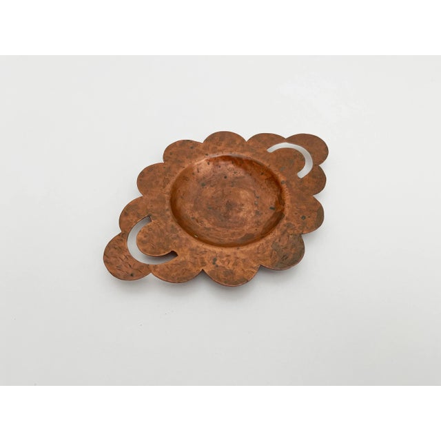 Early 20th Century Arts & Crafts Copper Catchall Ashtray For Sale - Image 5 of 6