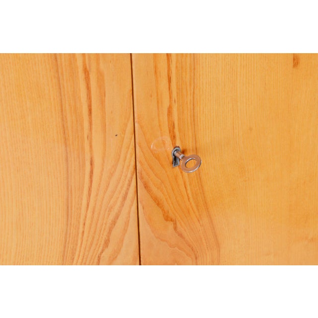Mid-Century Modern Wardrobe in Ash by Tatra Pravenec, Czech, 1950s For Sale - Image 9 of 17