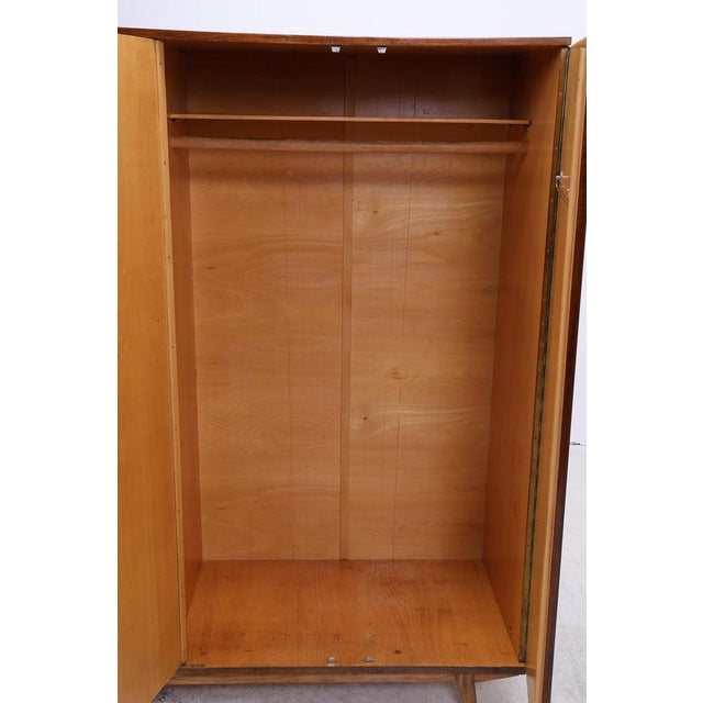 Vintage Wardrobe in Wood, 1950s For Sale - Image 10 of 18