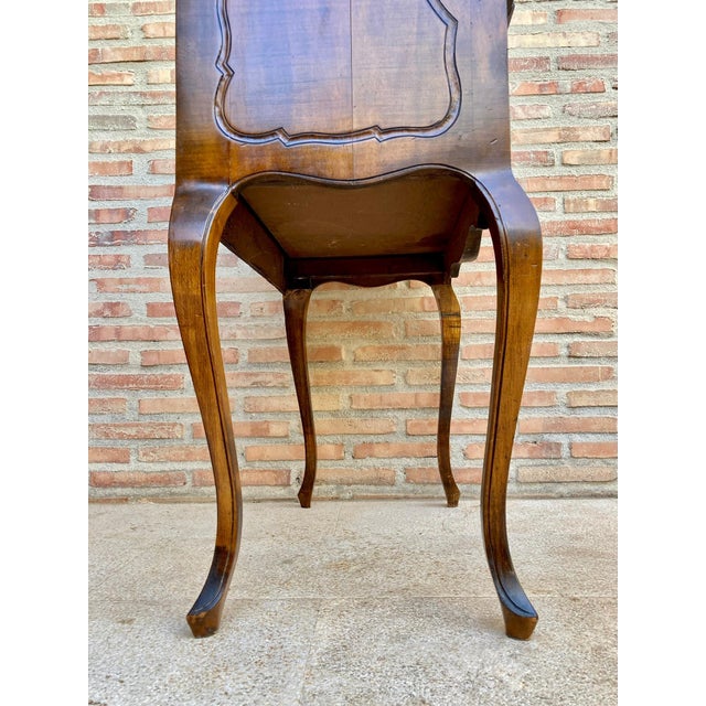 Louis XV Style Folding Desk with One Drawer, 1950 For Sale - Image 10 of 18