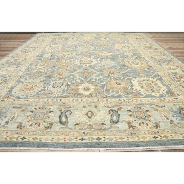 Textile Persian Sultanabad Rug - 13'00 X 15'09 For Sale - Image 7 of 9