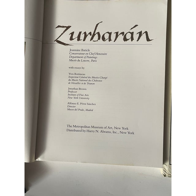 Paper 3 PCS Vintage Art Books on Spanish Zurbaran For Sale - Image 7 of 15