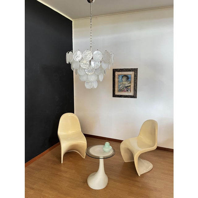 Vintage Space Age Murano Chandelier, 1990 For Sale - Image 10 of 17