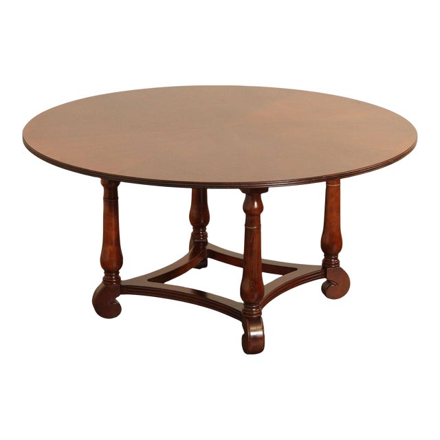 Ethan Allen British Classics Collection Round Dining Table Chairish