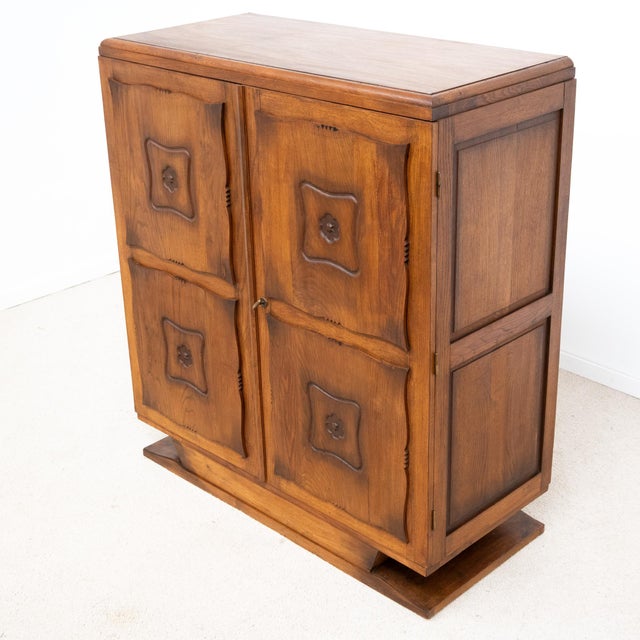 1930s French Oak Cabinet, 1930s For Sale - Image 5 of 8