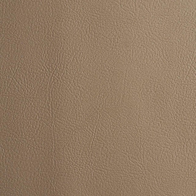 Schumacher Sample - Schumacher Vegan Leather Indoor/Outdoor Fabric In Warm Metallic For Sale - Image 4 of 5