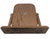 1970s Oak Wood Shaving / Cheval / Vanity Mirror For Sale - Image 10 of 11