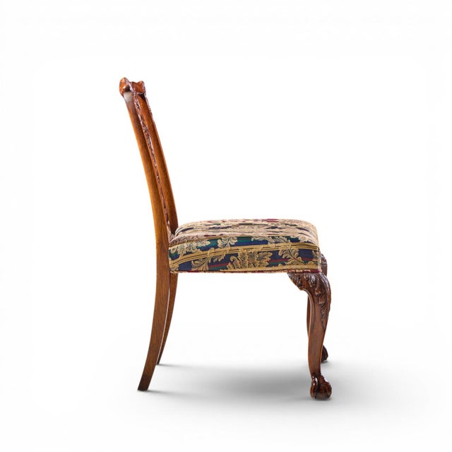 Wood Baker Furniture Stately Homes Chippendale Mahogany Dining Chairs - Set of 8 For Sale - Image 7 of 17