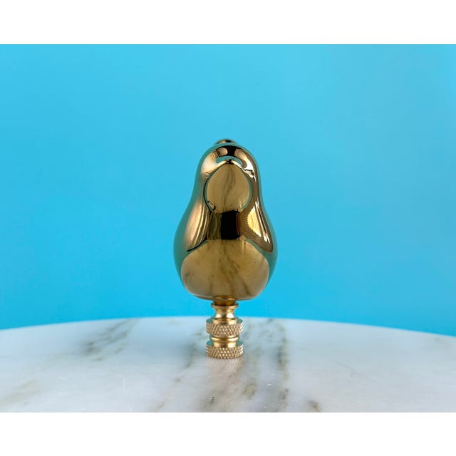 2020s Golden Bird Lamp Finial For Sale - Image 5 of 6