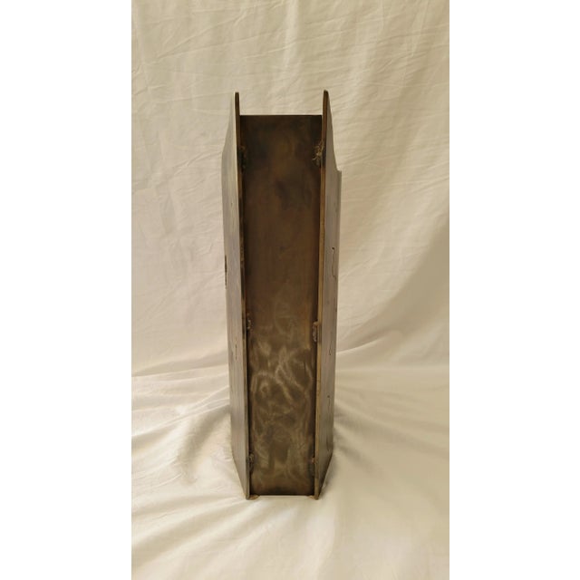 Contemporary Michael Burns Brutalist Torch Cut Vase For Sale - Image 3 of 10
