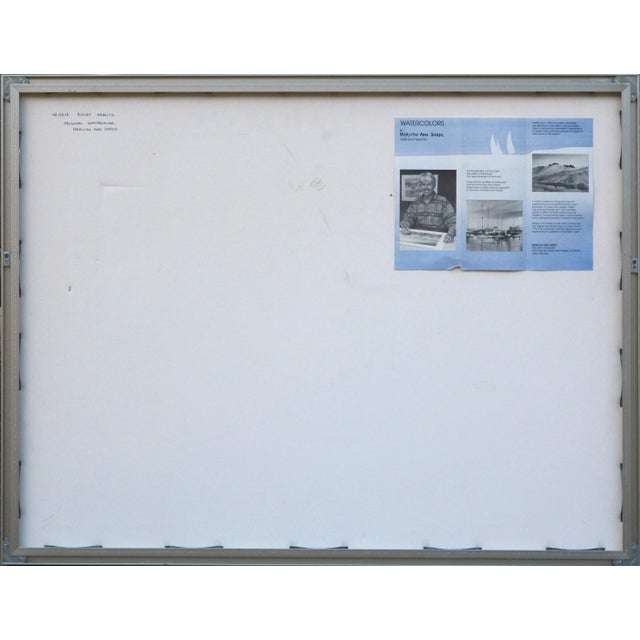 Paper Vintage Rocky Arroyo Death Valley California Landscape Watercolor by Marilyn Ann Deeds For Sale - Image 7 of 9