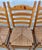 Mid 20th Century Set of 6 Ladder Back Shaker Farm House Chairs With Rush Seats For Sale In Palm Springs - Image 6 of 17