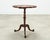Brown Georgian Style Carved Mahogany Pie Crust Tripod Drinks Table For Sale - Image 8 of 18