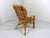 Italian Rattan Easy Armchair, Italy, 1970s For Sale - Image 9 of 14