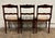 Brown Vintage Mahogany Rose Back Regency Duncan Phyfe Style Dining Chair - Set of 3 For Sale - Image 8 of 10