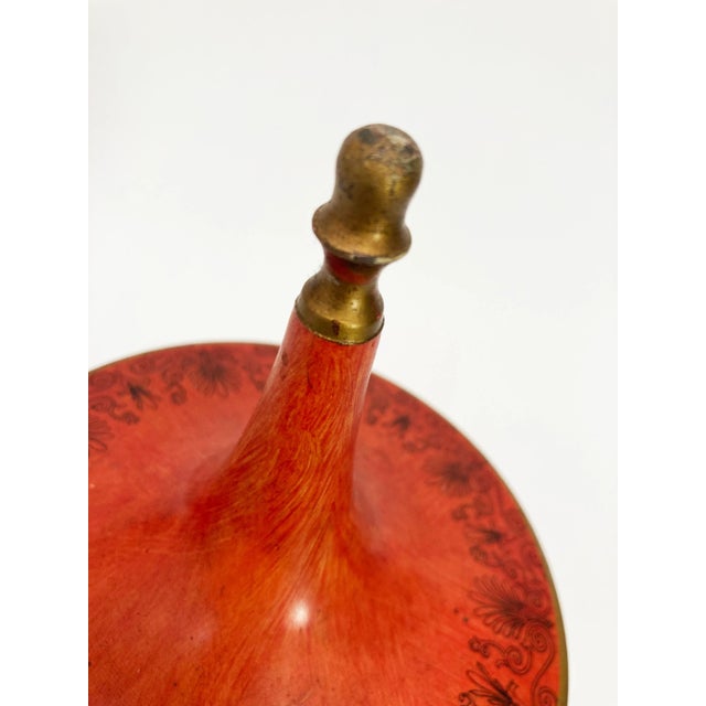 Early 19th Century Italian Tole Chestnut Urn For Sale - Image 12 of 13