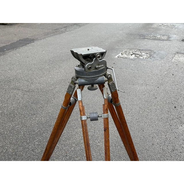 Vintage Camera Wood Tripod Stand, 1922 For Sale - Image 4 of 7