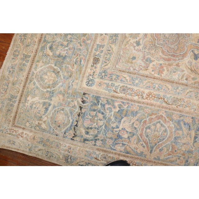 Oversize Antique Zabihi Collection Persian Kerman Carpet - 11'9" x 16'10" For Sale - Image 12 of 12