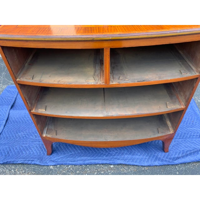 Auburn Mid 19th Century Georgian Satinwood Bow Front Chest For Sale - Image 8 of 13