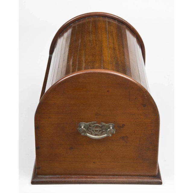 Wood Oak Stationery Box, Circa 1900 For Sale - Image 7 of 9