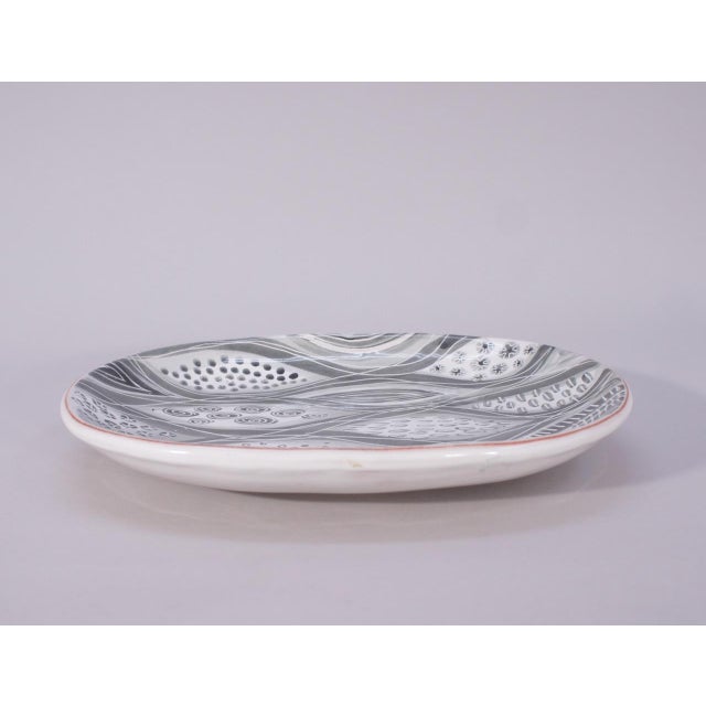 Ingrid Atterberg Vintage Ceramic Dish by Ingrid Atterberg for Upsala-Ekeby, 1950s For Sale - Image 4 of 4