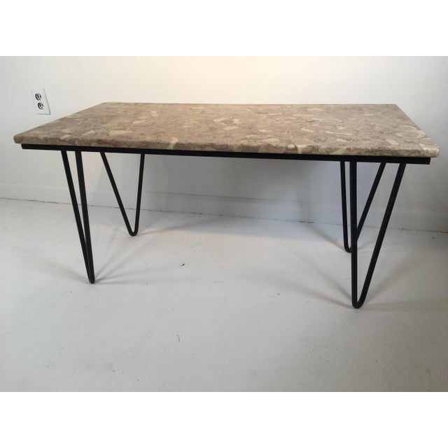 Mid Century Marble Coffee Table For Sale In Philadelphia - Image 6 of 7