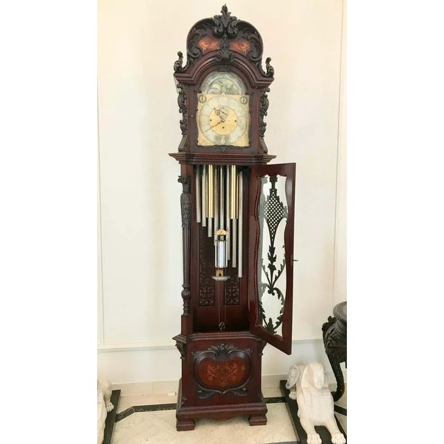 English Enormous 19th Century English Tall Case Clock For Sale - Image 3 of 12