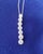Vertical Bezel Set Diamond Necklace 1.50cttw 14K White Gold For Sale - Image 4 of 4