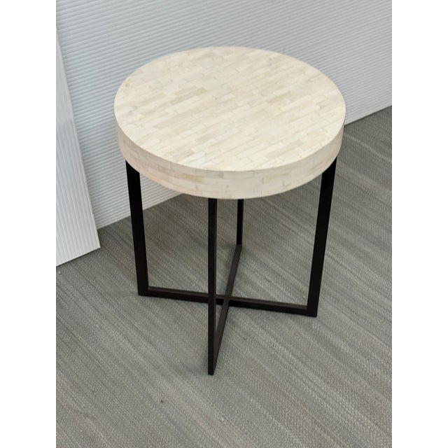 Design Plus Gallery presents the Bone Inlay Side Table from West Elm. Simple and sculptural, the Bone Side Table is a go-...