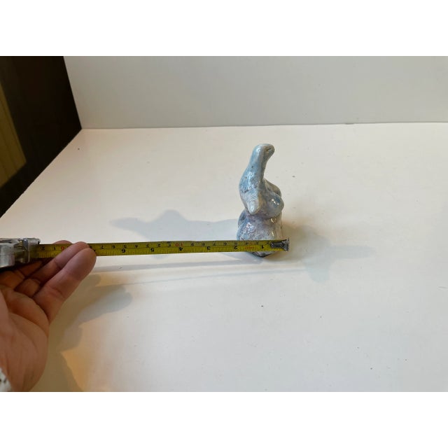 White Vintage Surreal Ceramic Female Figurine in the style of Åke Holm, 1970s For Sale - Image 8 of 12