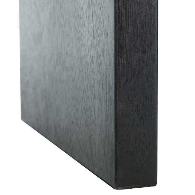 Spritely Home Liasonya Curved Waterfall Accent Table in Black For Sale - Image 4 of 7