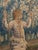 Early 18th Century Brussel Tapestry, Finely Woven, Red, Blue, Green, Silk & Wool For Sale - Image 4 of 15