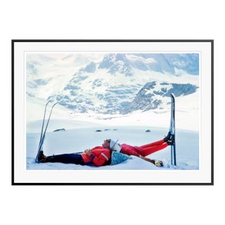 Toni Frissell 'Ski Mirror' Archival Pigment Print Framed in Black For Sale