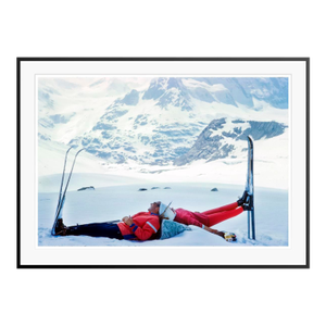 Toni Frissell 'Ski Mirror' Archival Pigment Print Framed in Black