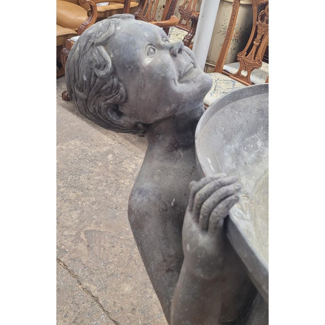 Bronze Vintage Bird Bath After Edith Barretto Stevens For Sale - Image 9 of 13