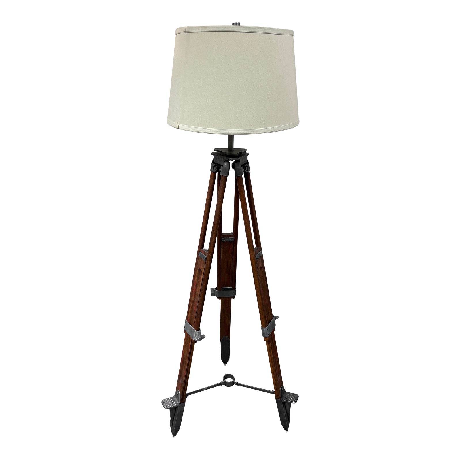 Pottery Barn Surveyor's Floor Lamp Chairish