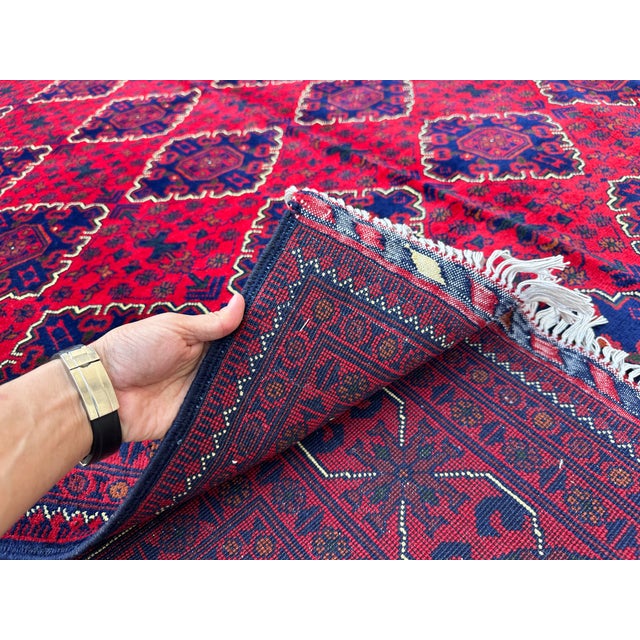 Fine Khamyab Hand-Knotted Wool Rug - 6'6" X 10' For Sale - Image 12 of 12