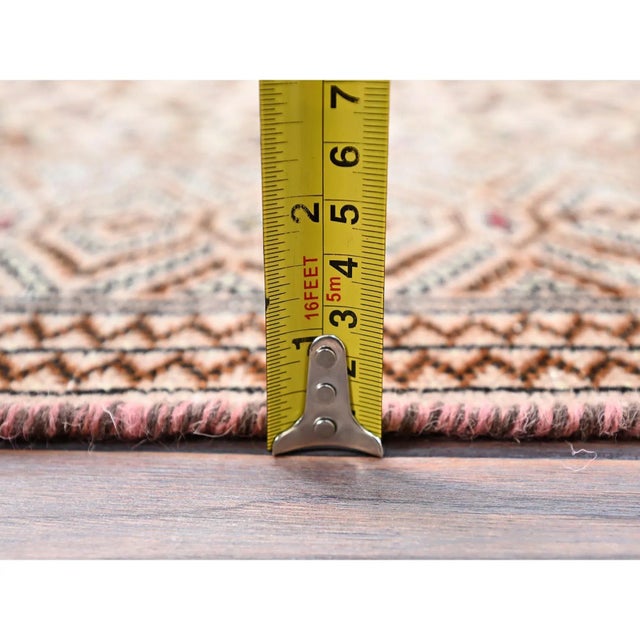 1960s 1960s Pink Vintage Persian Rug For Sale - Image 5 of 7